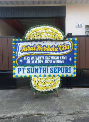 Papan Bunga Duka di Sei Kera Hilir I