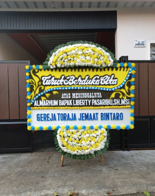 Papan Bunga Duka di Sei Kera Hilir I