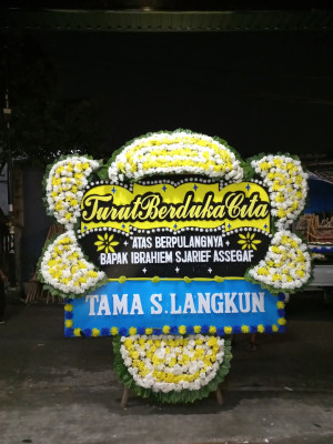 Papan Bunga Duka di Sei Kera Hilir I